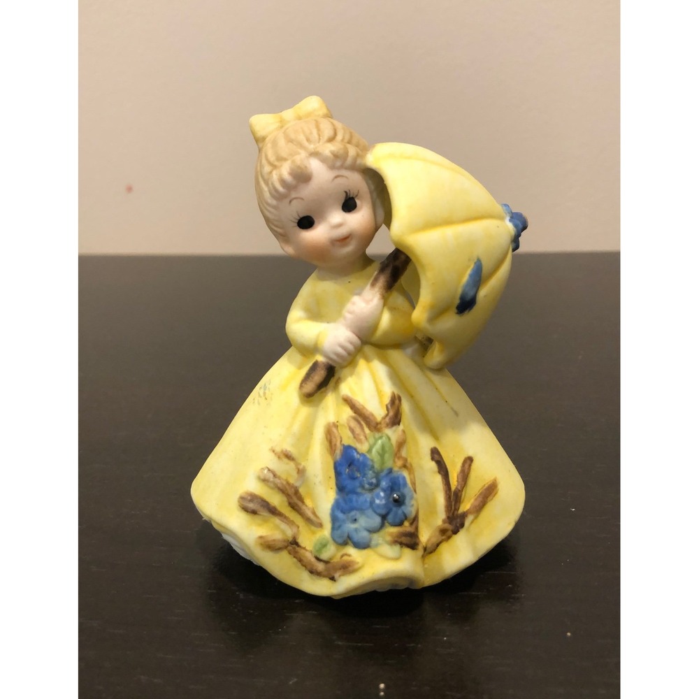 Vintage George Good Josef originals girl with umbrella